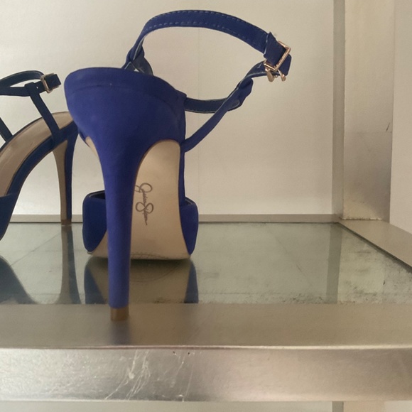 Bright Blue Sexy Hi Heels Jessica Simpson - Picture 3 of 5